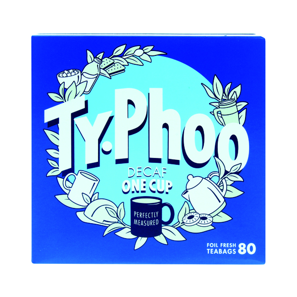 Typhoo Decaf Teabags (80 Pack) A08107