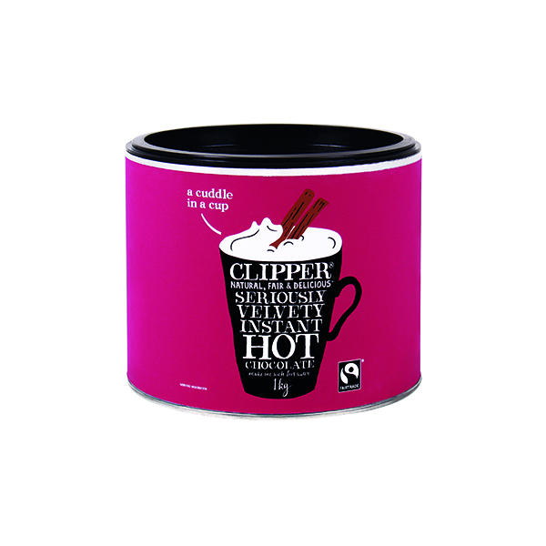 Clipper Organic Fairtrade Hot Chocolate 1kg A06793
