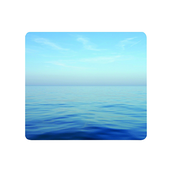Fellowes Earth Series Mouse Mat Recycled Blue Ocean Print 5903901