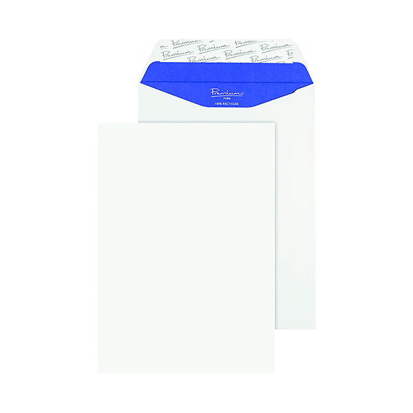 Blake PremiumPure C5 Recycled Peel & Seal White Envelopes (Pack of 50) RP83455 RP83455
