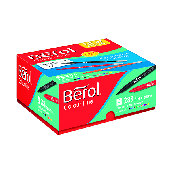 Berol Colour Fine Class Assorted (288 Pack) 2057601