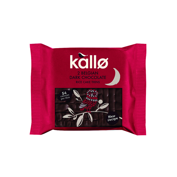 Kallo Dark Chocolate Rice Cake Thin  (21 Pack) 0401167