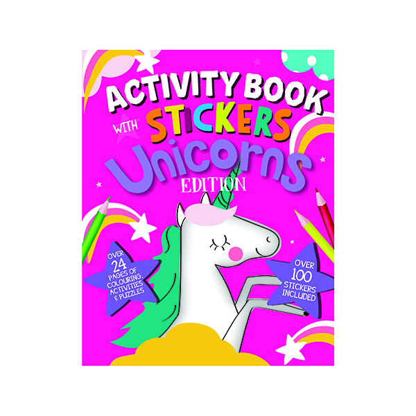 Unicorn Activity Book with Stickers (12 Pack) 26079-UNIC