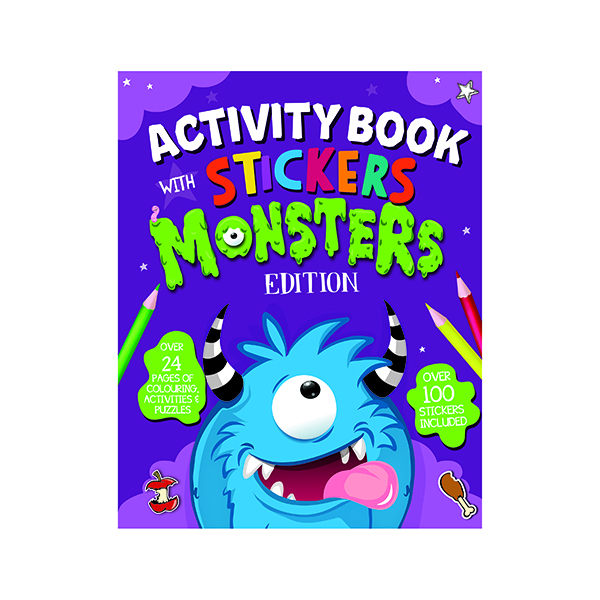 Monster Activity Book with Stickers (12 Pack) 26073-MONS