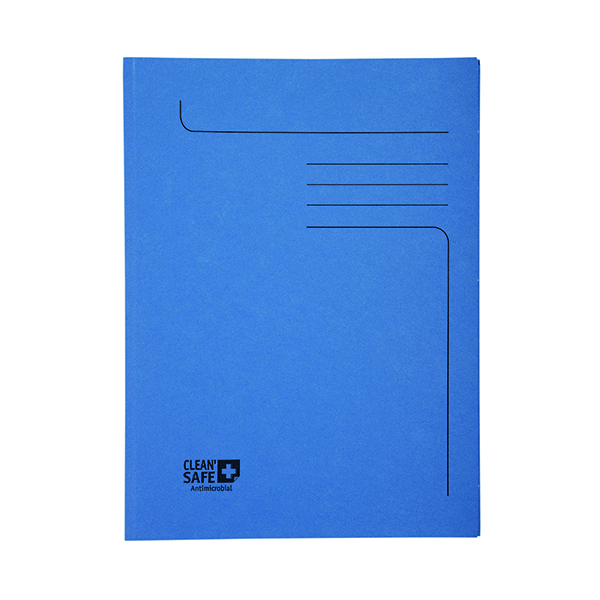 Exacompta Clean Safe 2 Flap Folders A4 (5 Pack) 33122E