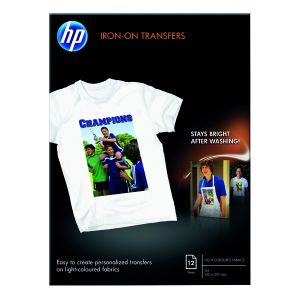 HP Iron-On A4 Transfer 170gsm (12 Pack) C6050A