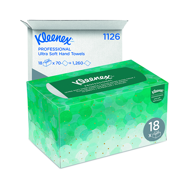 Kleenex Facial Tissues Oval Box 64 Sheets (Pack of 10) 8826 KC03379