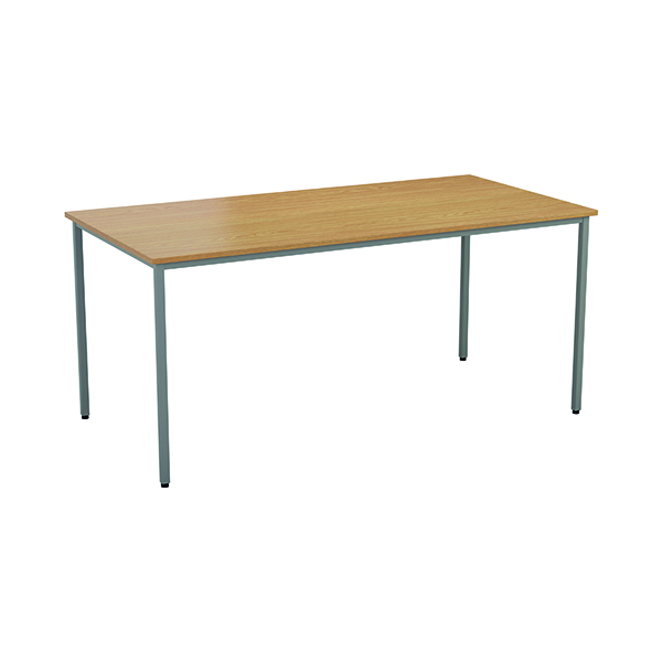 Jemini Rectangular Desk 1600 x 800mm Nova Oak OMPT1680RECNO