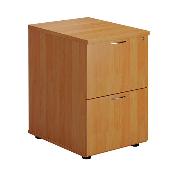 First Two Drawer Filing Cabinet Beech TES2FCBE2
