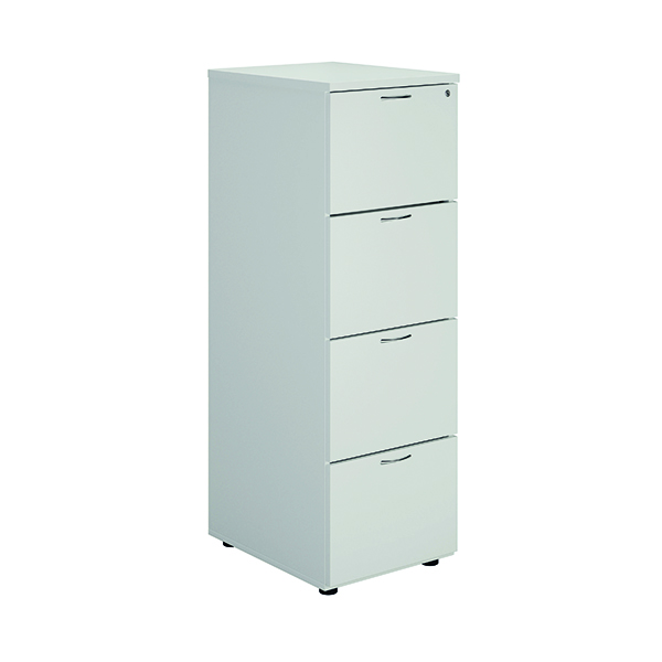 First White 4 Drawer Filing Cabinet KF79920