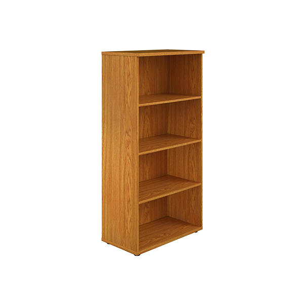 Jemini 1600mm 4 Shelf Wooden Bookcase 450mm Depth Nova Oak KF810537