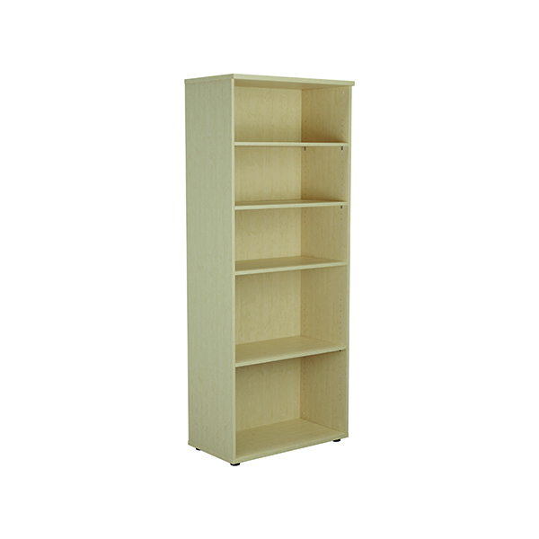Jemini 2000mm 4 Shelf Wooden Bookcase 450mm Depth Maple KF811176