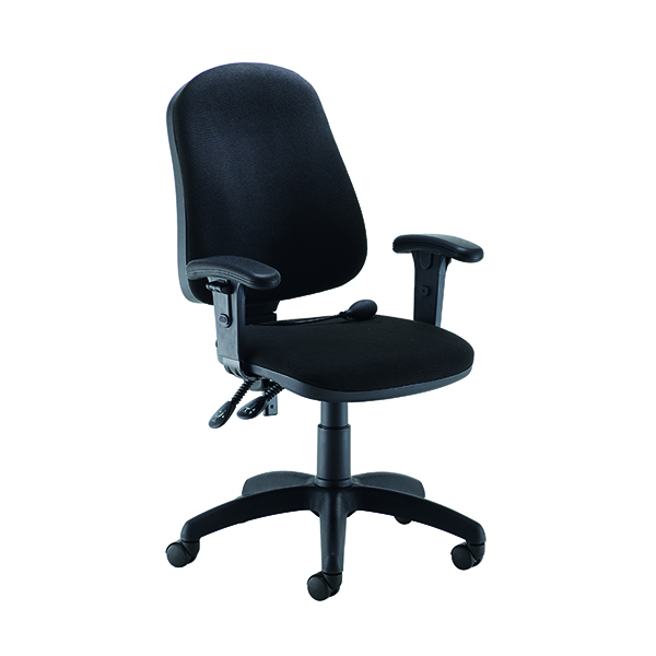 Jemini Intro Posture Chair with Arms Black CH2810BK+AC1040
