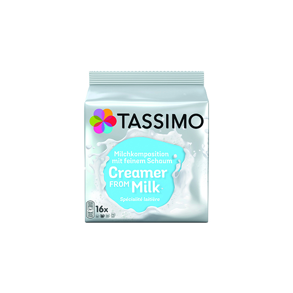 Tassimo Milk Creamer 344g 16 Pod Pack x5 Packs (Pack of 80) 4041522