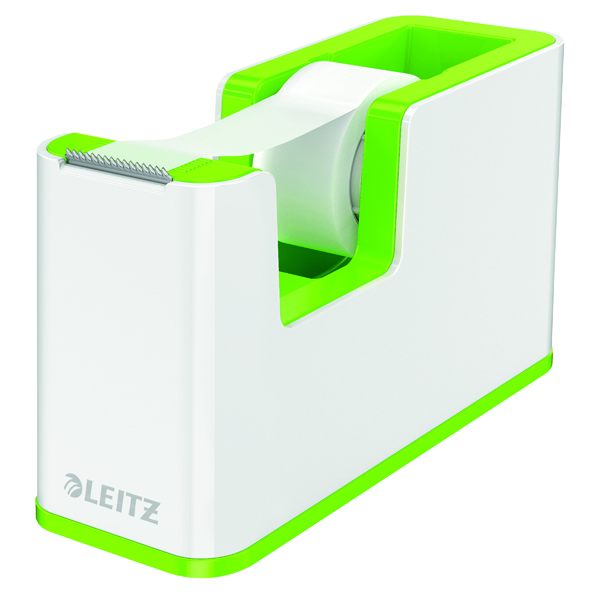 Leitz WOW Tape Dispenser Dual Colour White/Green 53641054