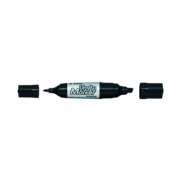 Pilot Begreen Twin Permanent Marker Jumbo Black (10 Pack) 4902505324550