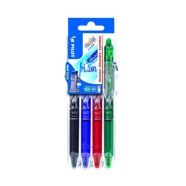 Pilot FriXion Set2Go Rollerball Click Assorted (4 Pack) 3131910546801
