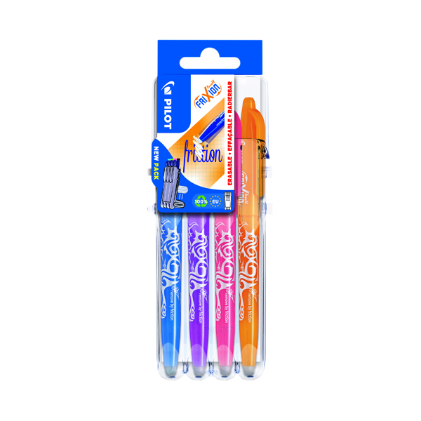 Pilot Set2Go FriXion Rollerball 07 Pens Assorted (4 Pack) 3131910551584
