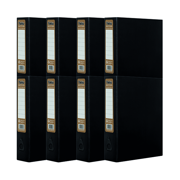 Pukka Recycled Box File Black (10 Pack) RF-9486