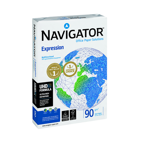White 90gsm Navigator A3 Expression Paper 90gsm (500 Pack) NAVA390