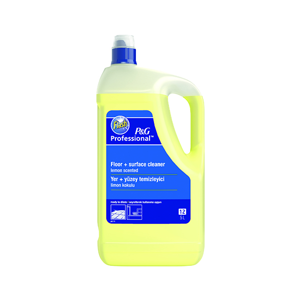 Flash Multi Surface and Floor Cleaner Lemon 5 Litre 5413149200111 E B