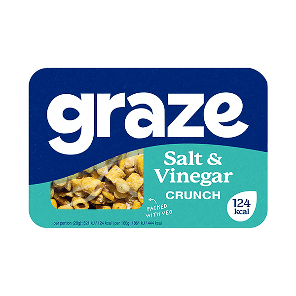 Graze Salt and Vinegar Crunch Punnet (Pack of 9) C003720