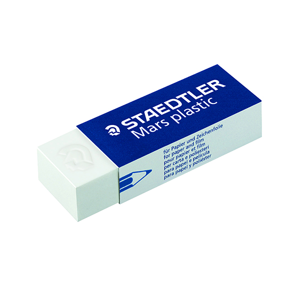 Staedtler Mars Plastic Eraser (2 Pack) 52650BK2DA