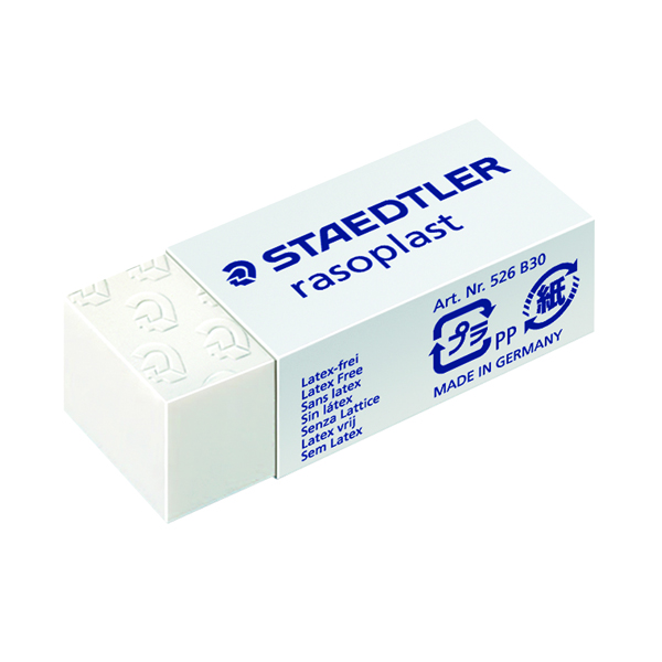 Staedtler Rasoplast Plastic Eraser (30 Pack) 526-B30