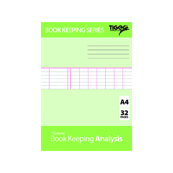Book Keeping Book Analysis (6 Pack) 302298