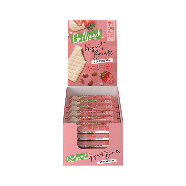Go Ahead Strawberry Yoghurt Break (24 Pack) 11300