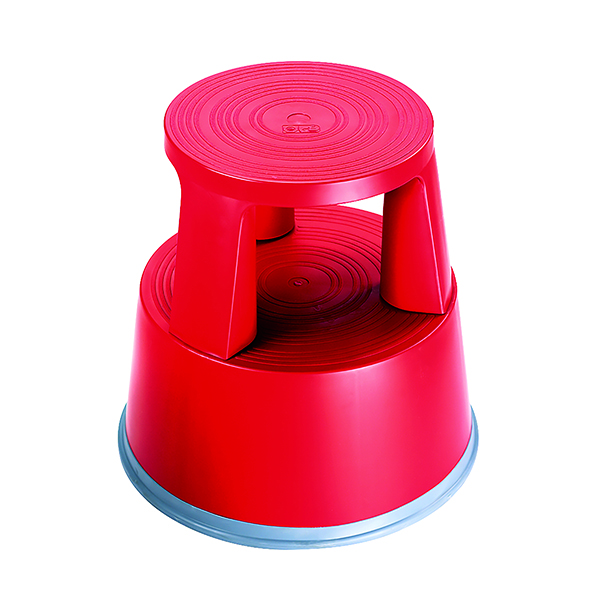 Steps 2Work Plastic Step Stool Red T7/Red