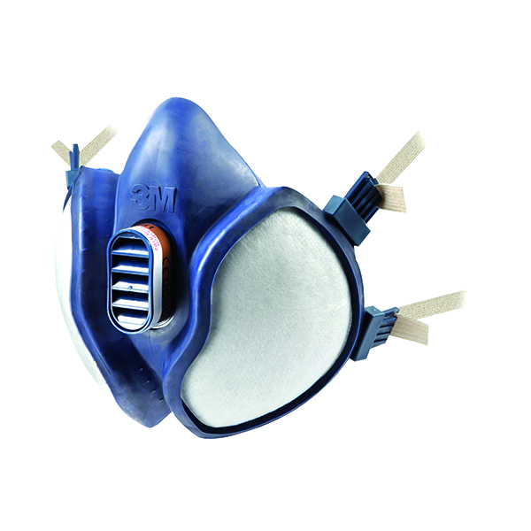 Respiratory Protection 3M Respirator Half Mask Lightweight Blue 4251
