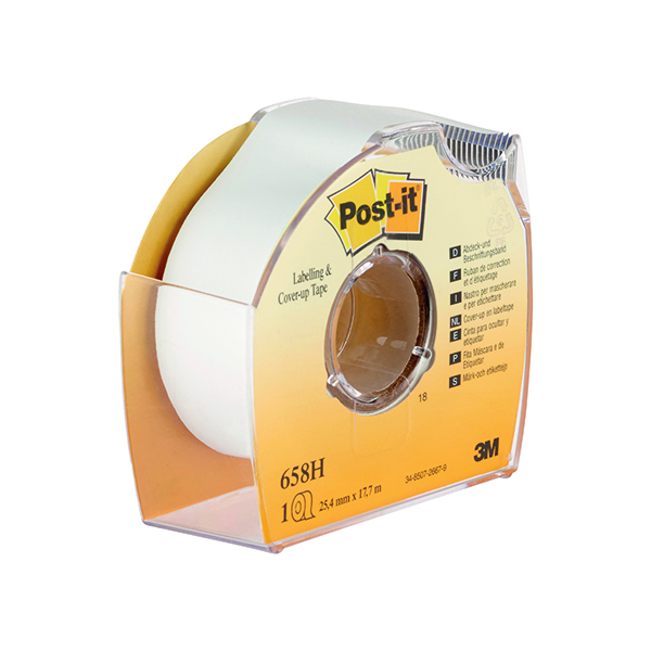 Correction Tape Post-it Cover Up and Labelling Tape 25.4mm 658H