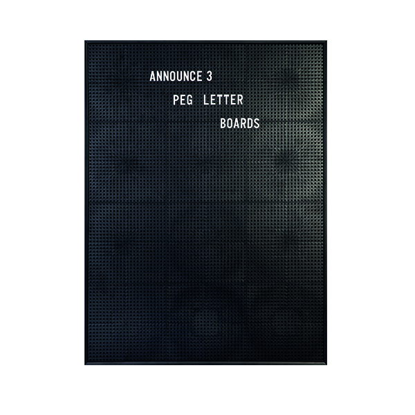Announce Peg Letter Board 463x615mm 1/ECON-3/VC/EC-KIT692