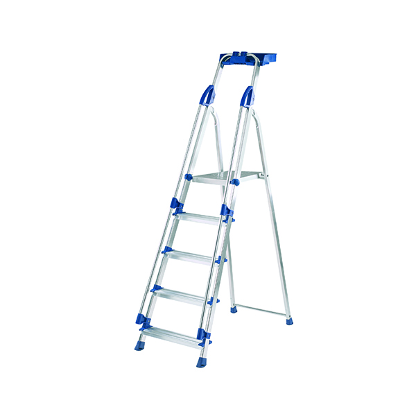 Steps Werner Blue Seal 5 Tread Professional Aluminium Step Ladder 7050518