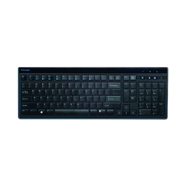Wired Kensington Black Advance Fit Full-Size Slim Keyboard K72357UK