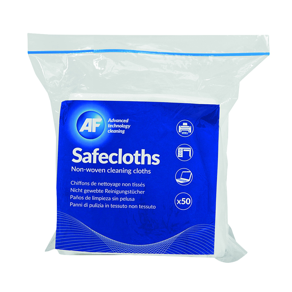 AF Safecloths Non-Woven Cleaning Cloths (50 Pack) ASCH050