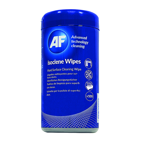 AF Isoclene Bactericidal Wipes Tub (100 Pack) AISW100