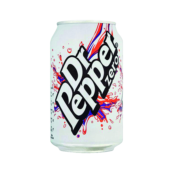 Cold Drinks Dr Pepper Zero 330ml Cans (24 Pack) 0402053