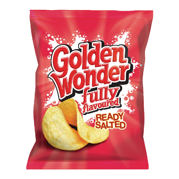 Unspecified Golden Wonder Ready Salted Crisps (32 Pack) 121300