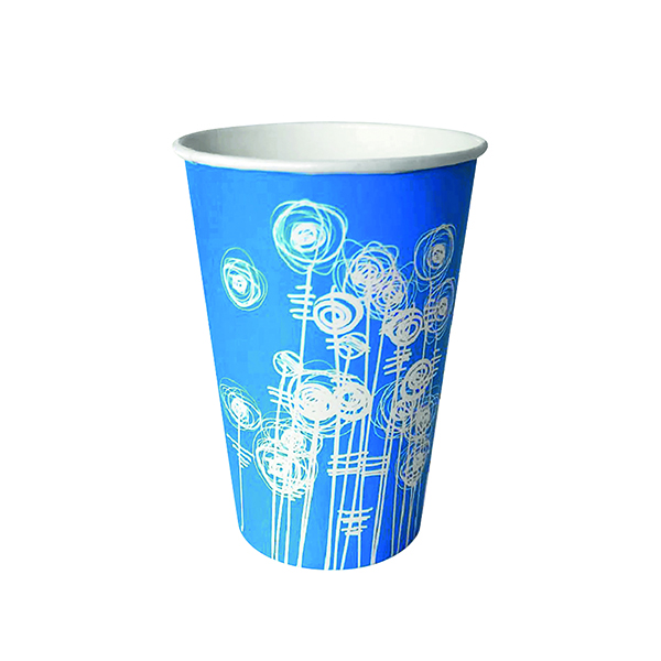 Aqua Swirl 7oz Paper Water Cup (100 Pack)