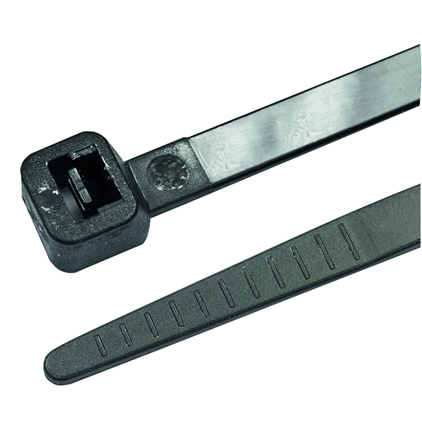 Avery Cable Ties 140 x 3.6mm Black (100 Pack) GT140ICBLACK