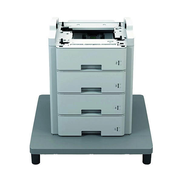 Laser Printers Brother Optional Grey 4 x 520 Sheet Paper Tray Unit With Stabiliser base TT4000