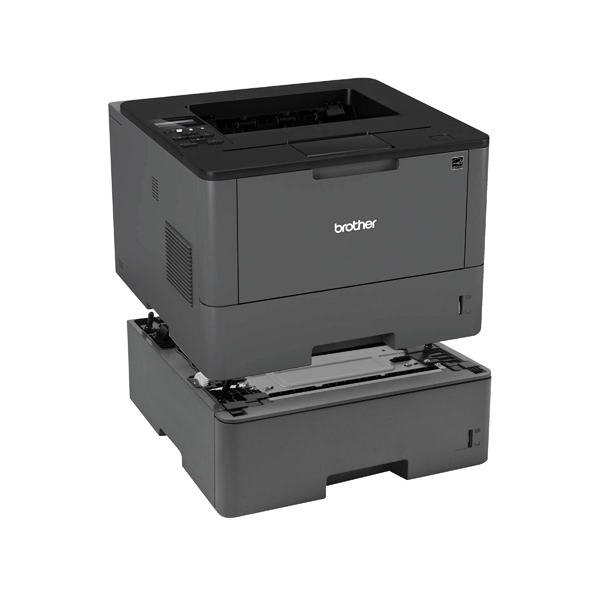 Laser Printers Brother Laser Printer HL-L5100DN with a Brother LT6500 520 Paper Tray BA810620