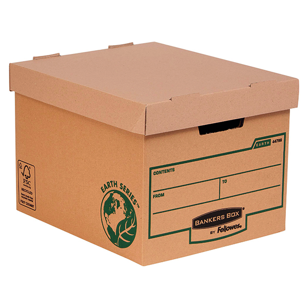 Fellowes Bankers Box Earth Series Box Heavy Duty (Pack of 10) 4479901 ...