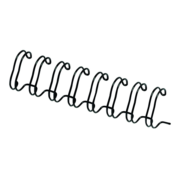 Binding Wires Fellowes 14.3mm Black Wire Binding Element (100 Pack) 53277