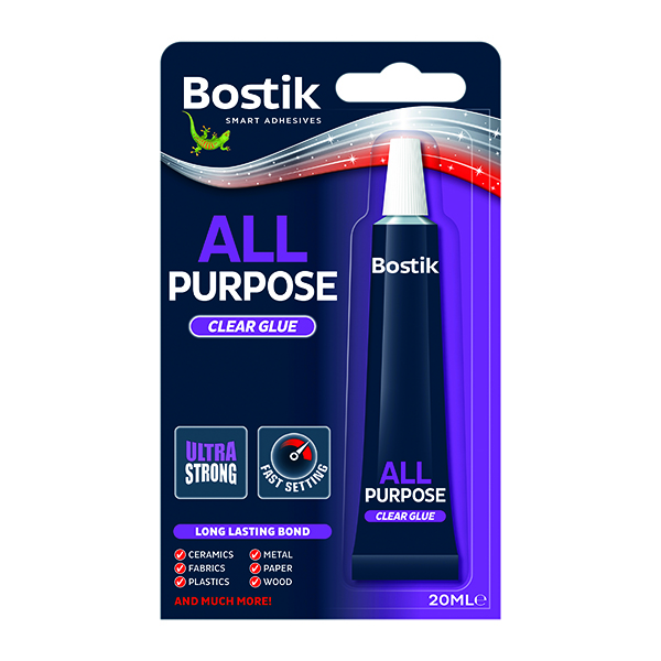 Strong Glues Bostik All Purpose Adhesive 20ml Clear (6 Pack) 30813296