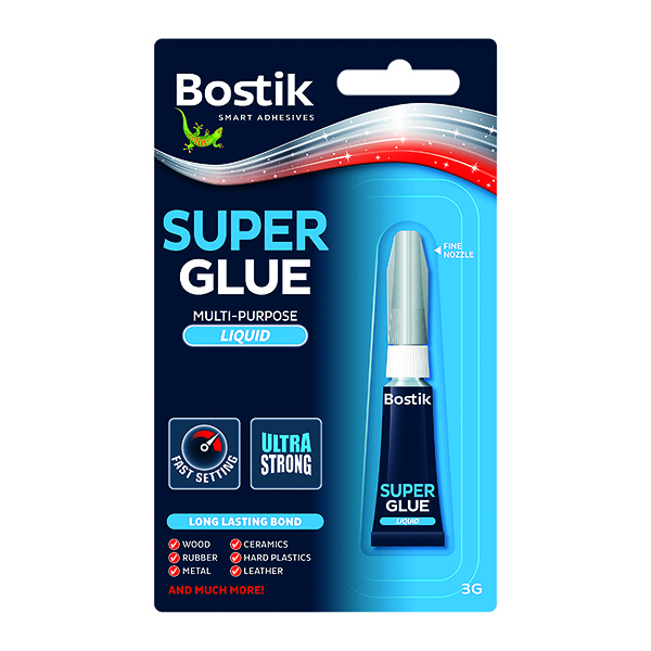 Strong Glues Bostik Super Glu 3g (12 Pack) 30813340