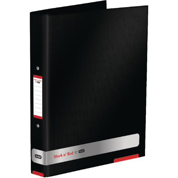 A5 Size Black n' Red A4 25mm Ring Binder 400051510