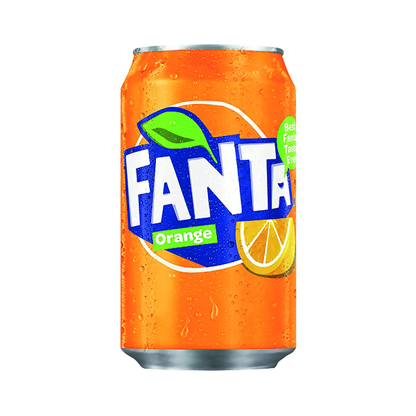 Cold Drinks Fanta Orange Soft Drink 330ml Can (24 Pack) A00769